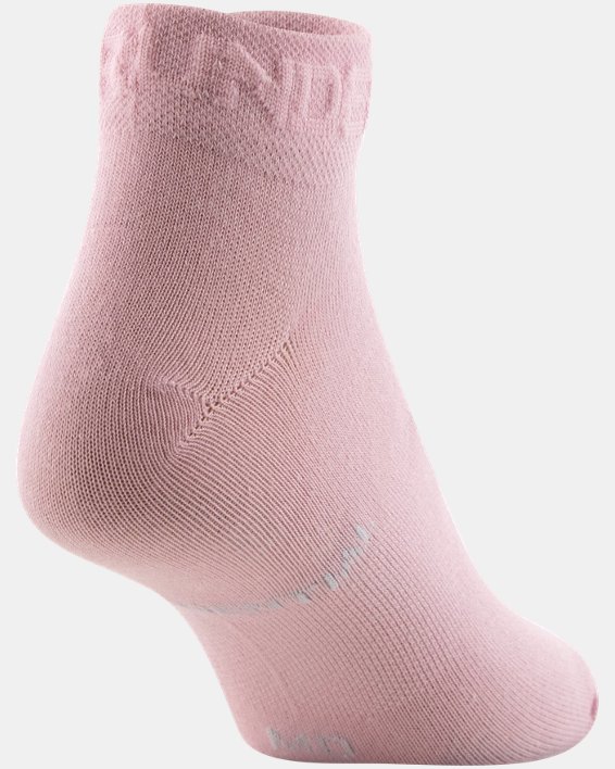 Women's UA Essential Low Cut Socks - 6-Pack, Pink, pdpMainDesktop image number 9